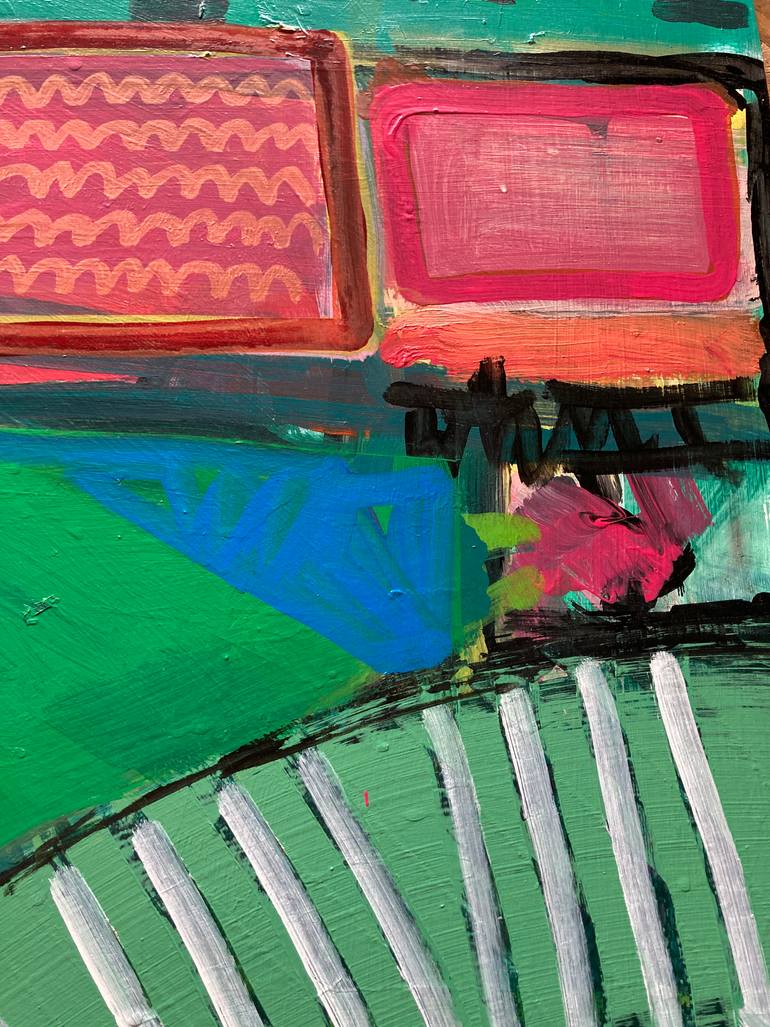 Original Abstract Expressionism Nature Painting by David Trowbridge