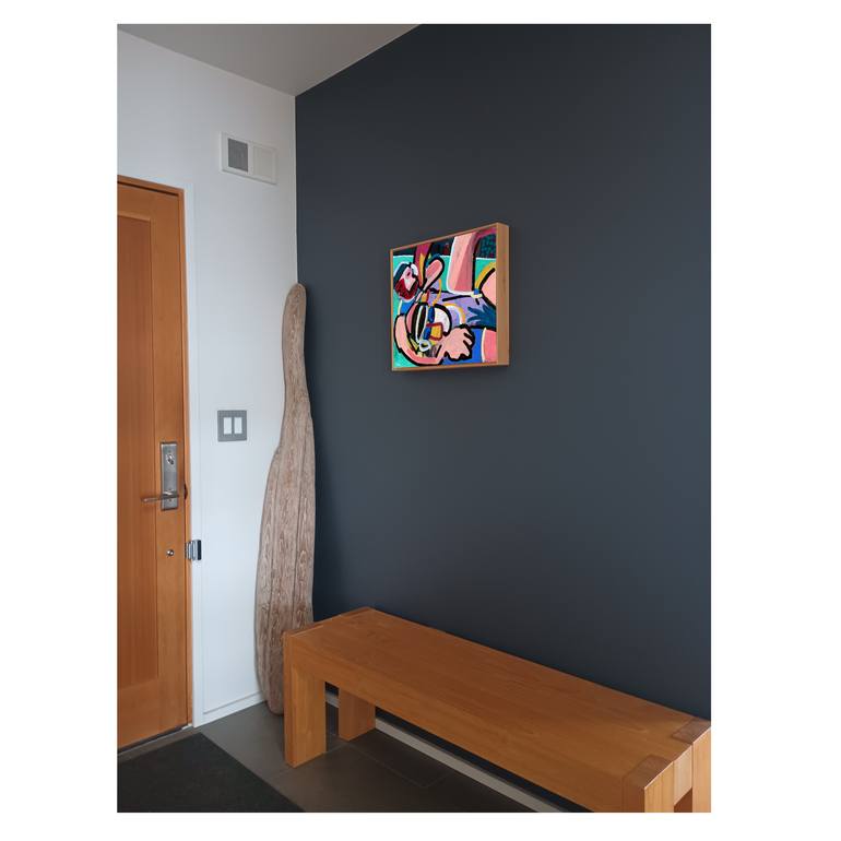 Original Abstract Expressionism Sports Painting by David Trowbridge