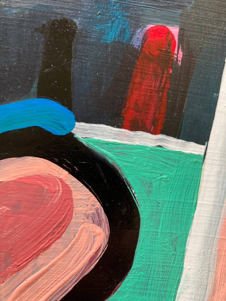 Original Abstract Expressionism Sports Painting by David Trowbridge