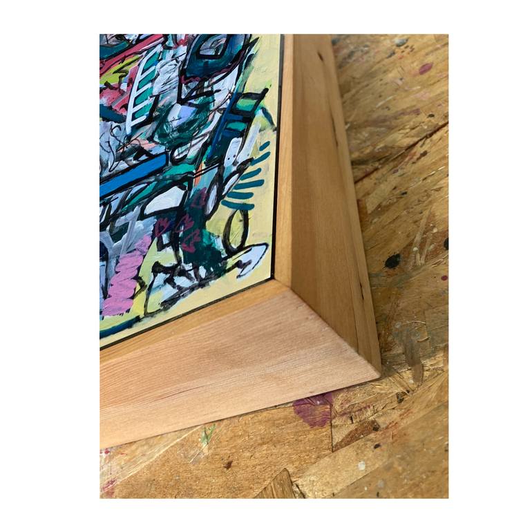 Original Abstract Expressionism Abstract Painting by David Trowbridge