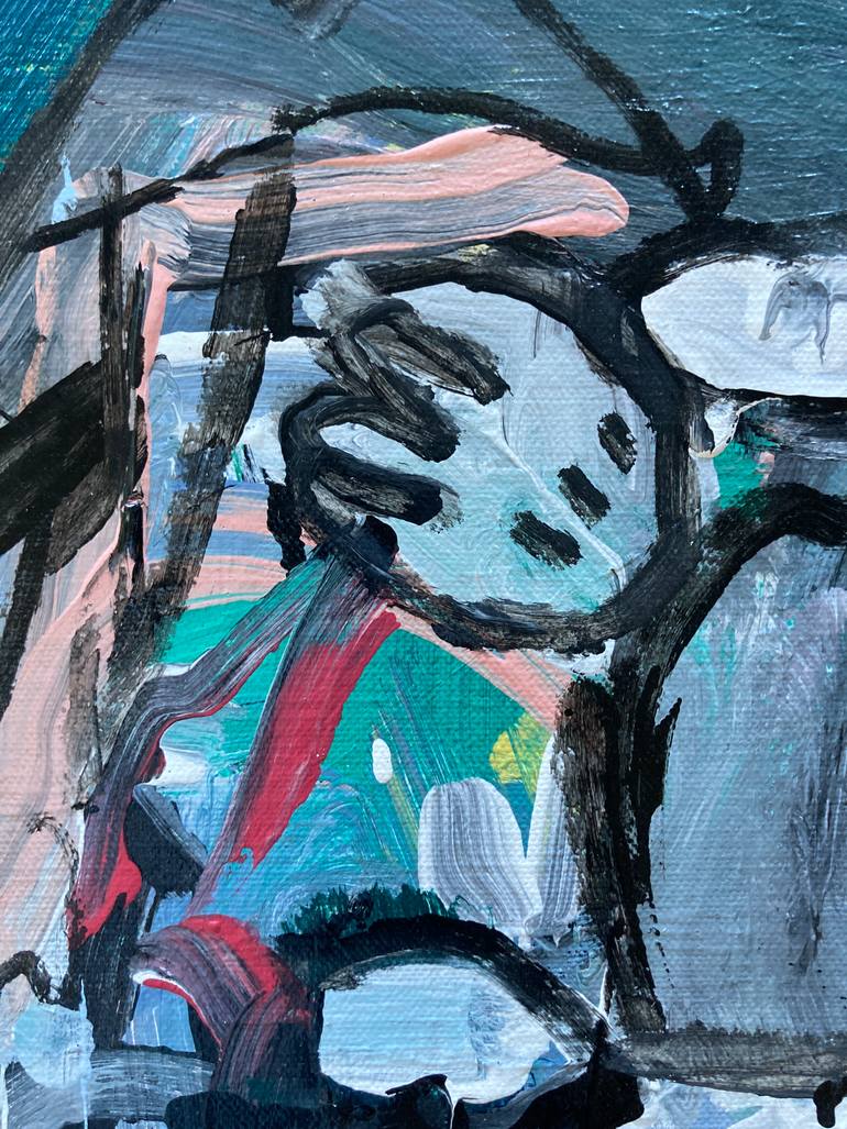 Original Abstract Expressionism Abstract Painting by David Trowbridge