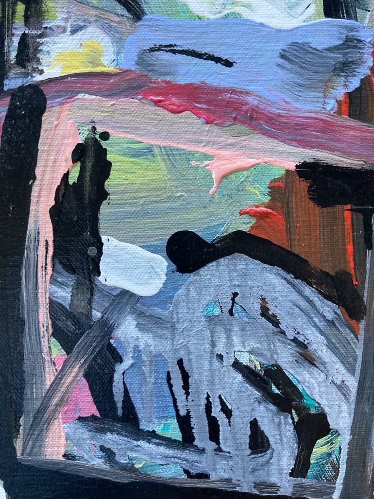 Original Abstract Expressionism Abstract Painting by David Trowbridge