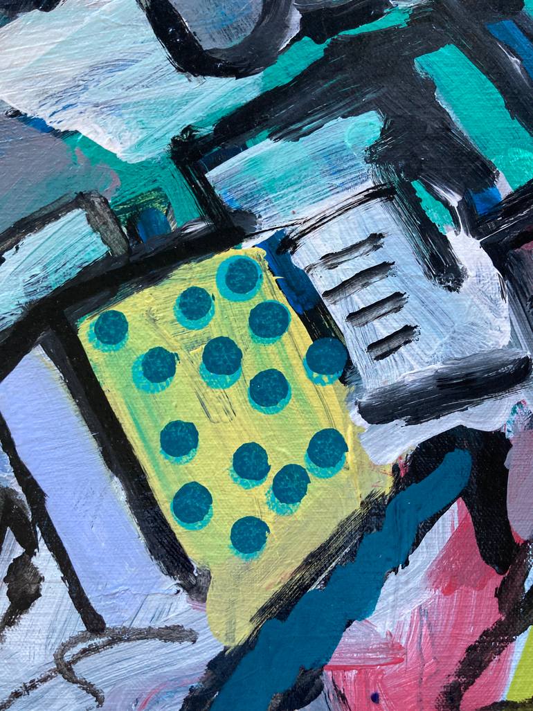 Original Abstract Expressionism Abstract Painting by David Trowbridge