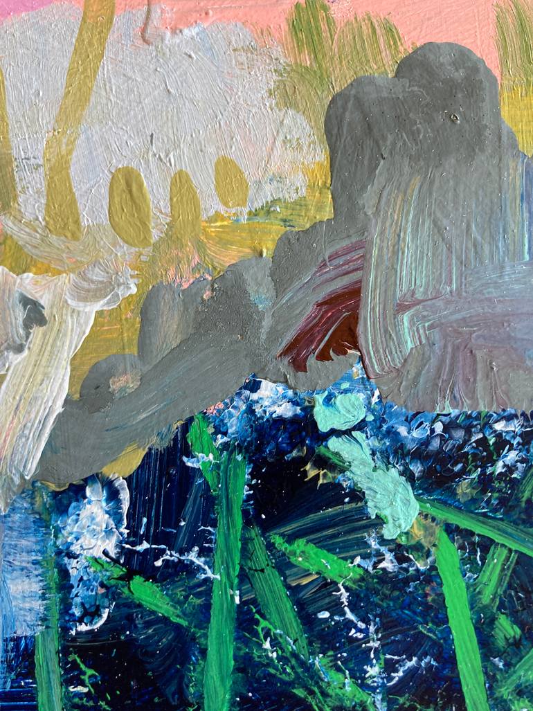 Original Abstract Expressionism Nature Painting by David Trowbridge