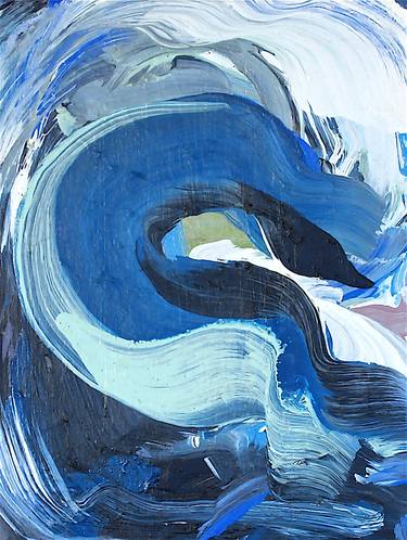 Print of Abstract Water Paintings by David Trowbridge