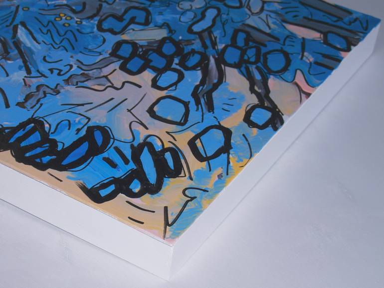 Original Abstract Expressionism Nature Painting by David Trowbridge