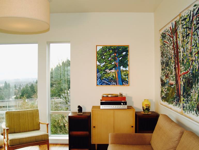 Original Expressionism Landscape Painting by David Trowbridge