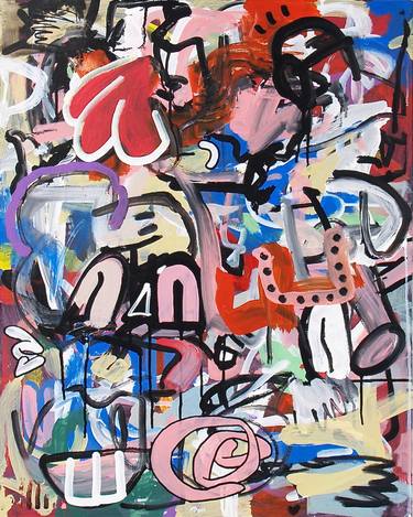 Original Abstract Expressionism Sport Paintings by David Trowbridge