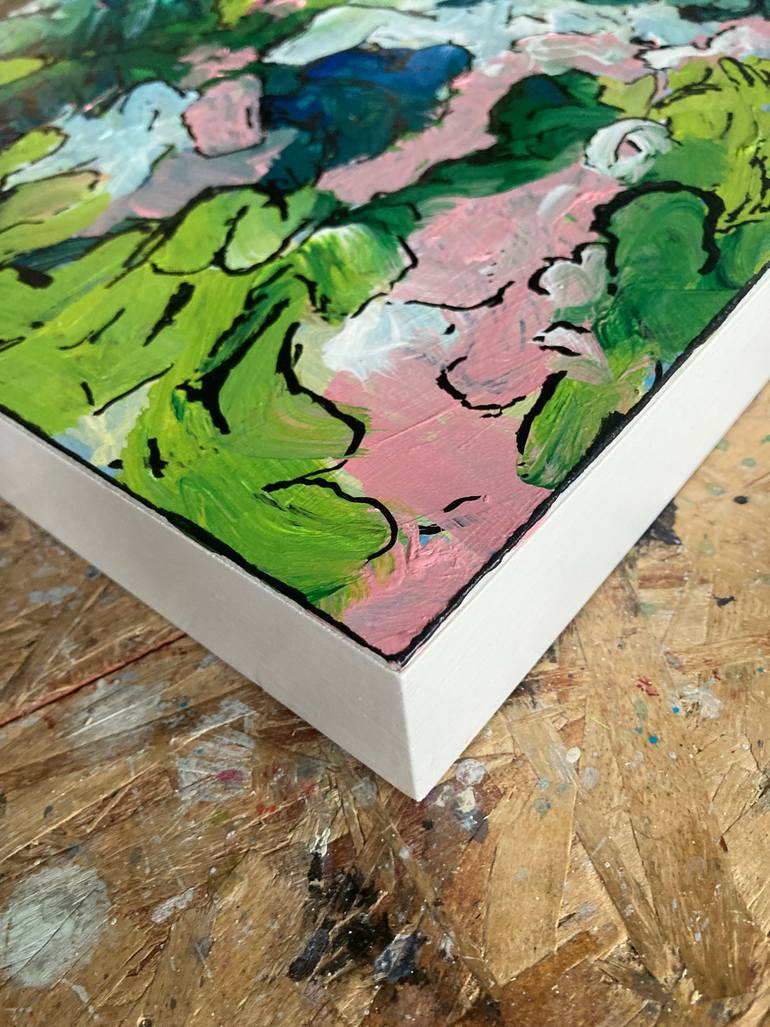 Original Abstract Expressionism Nature Painting by David Trowbridge