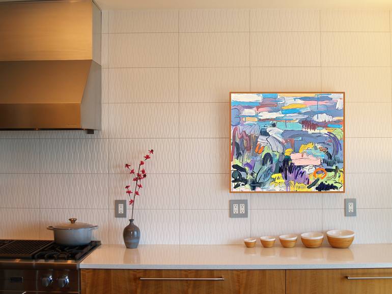 Original Abstract Nature Painting by David Trowbridge