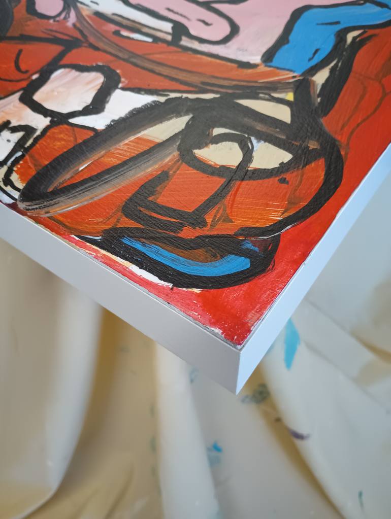 Original Abstract Sports Painting by David Trowbridge