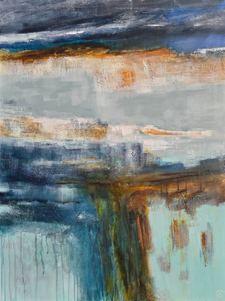 Original Abstract Expressionism Abstract Painting by Bozena Czyz