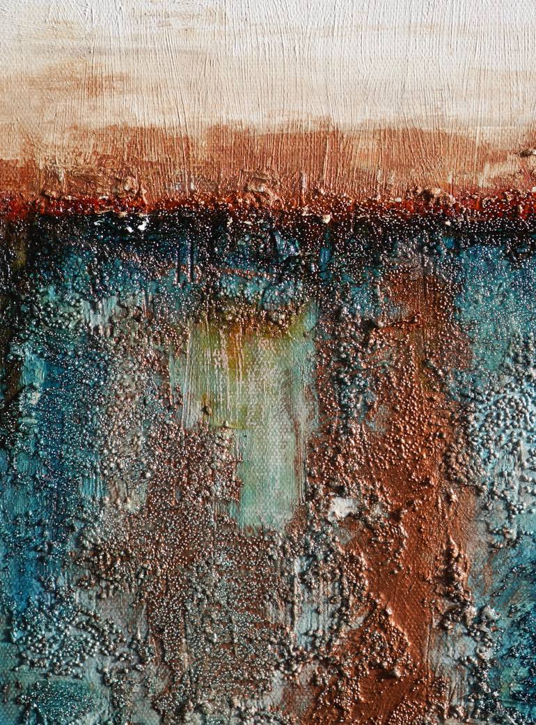 Original Abstract Landscape Painting by Bozena Czyz