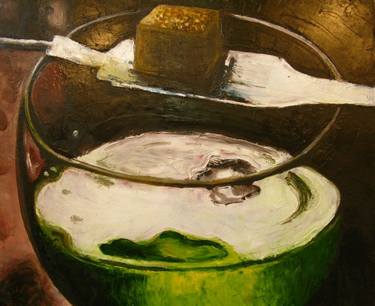 Original Abstract Food & Drink Paintings by kakhaber berelidze