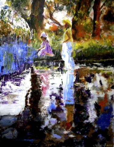 Print of Impressionism People Paintings by Clement Tsang