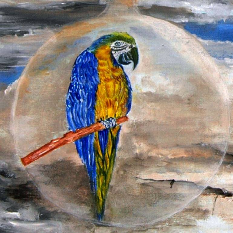 Original Modernism Animal Painting by Clement Tsang