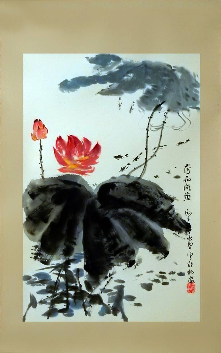 Original Botanic Painting by Clement Tsang