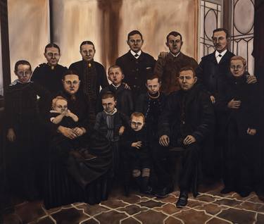 Original Family Paintings by Moritz Albert