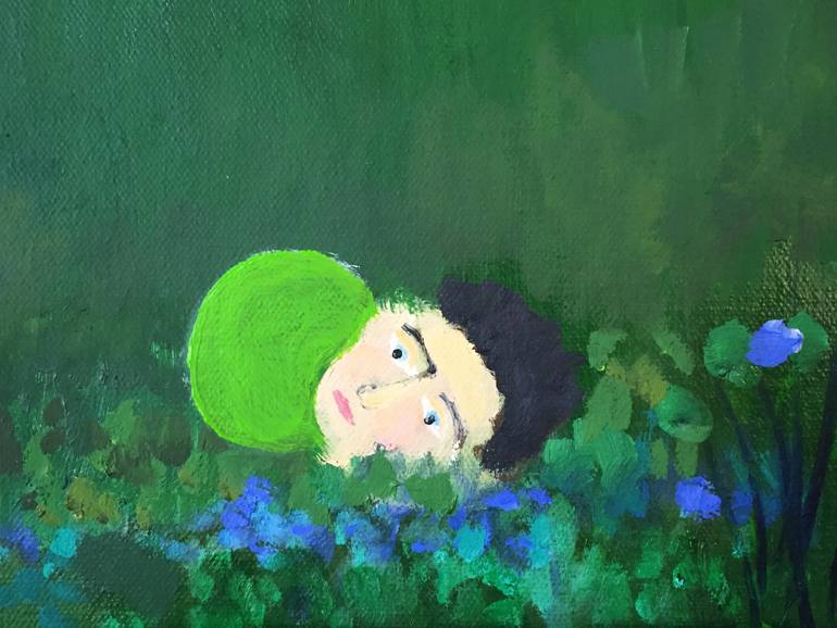Original Conceptual Fantasy Painting by Alexandra Rozenman