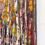 Birch tree painting in oil