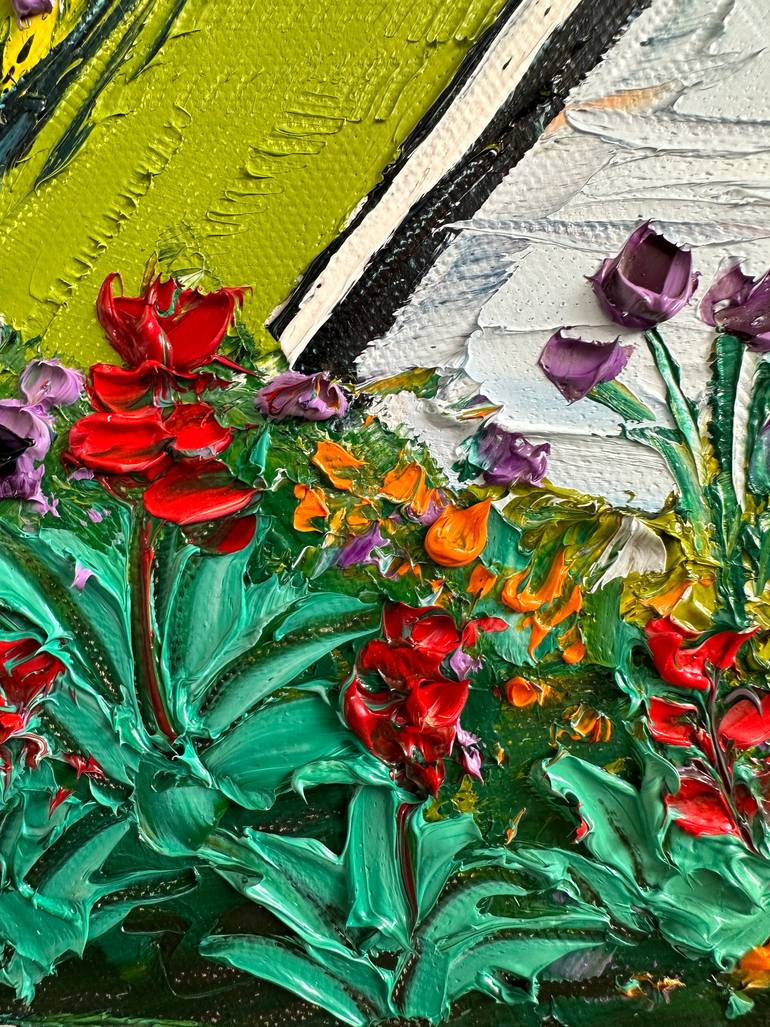 Original Contemporary Botanic Painting by Lisa Elley