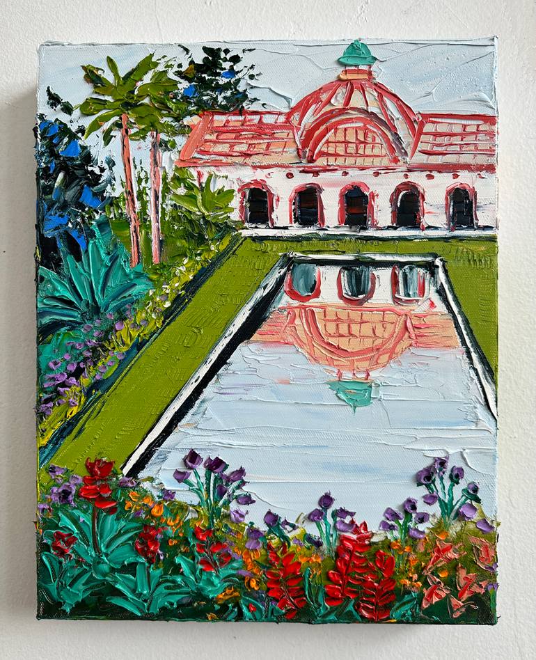 Original Contemporary Botanic Painting by Lisa Elley