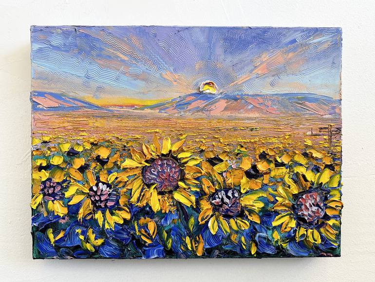 Original Floral Painting by Lisa Elley