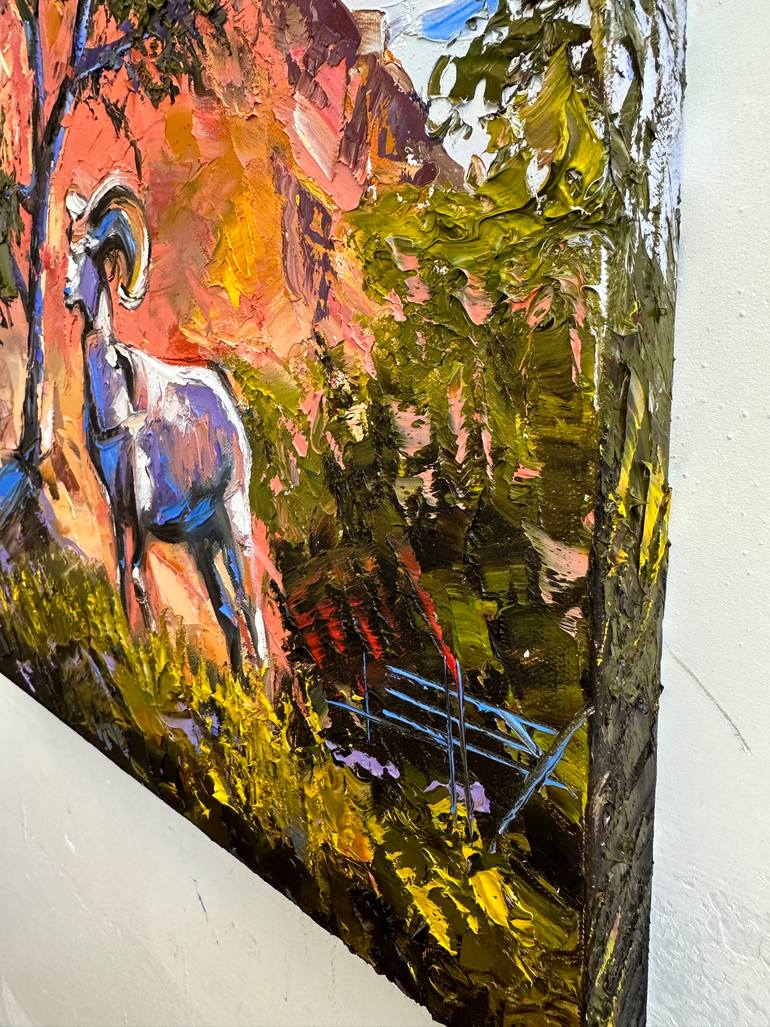 Original Contemporary Animal Painting by Lisa Elley