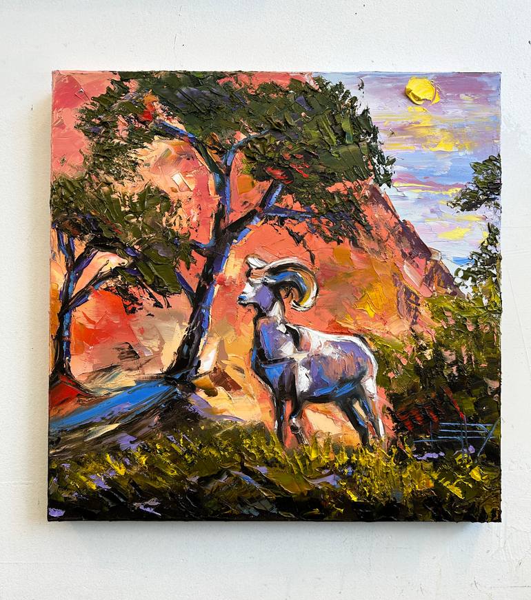 Original Contemporary Animal Painting by Lisa Elley