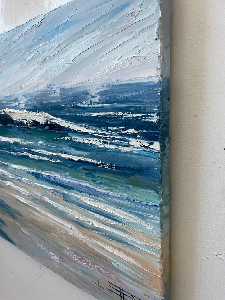 Original Abstract Expressionism Abstract Painting by Lisa Elley