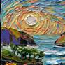 'Van Gogh's Sunset' is an original oil painting