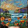 'Van Gogh's Sunset' is an original oil painting