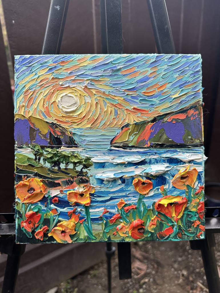 Original Seascape Painting by Lisa Elley