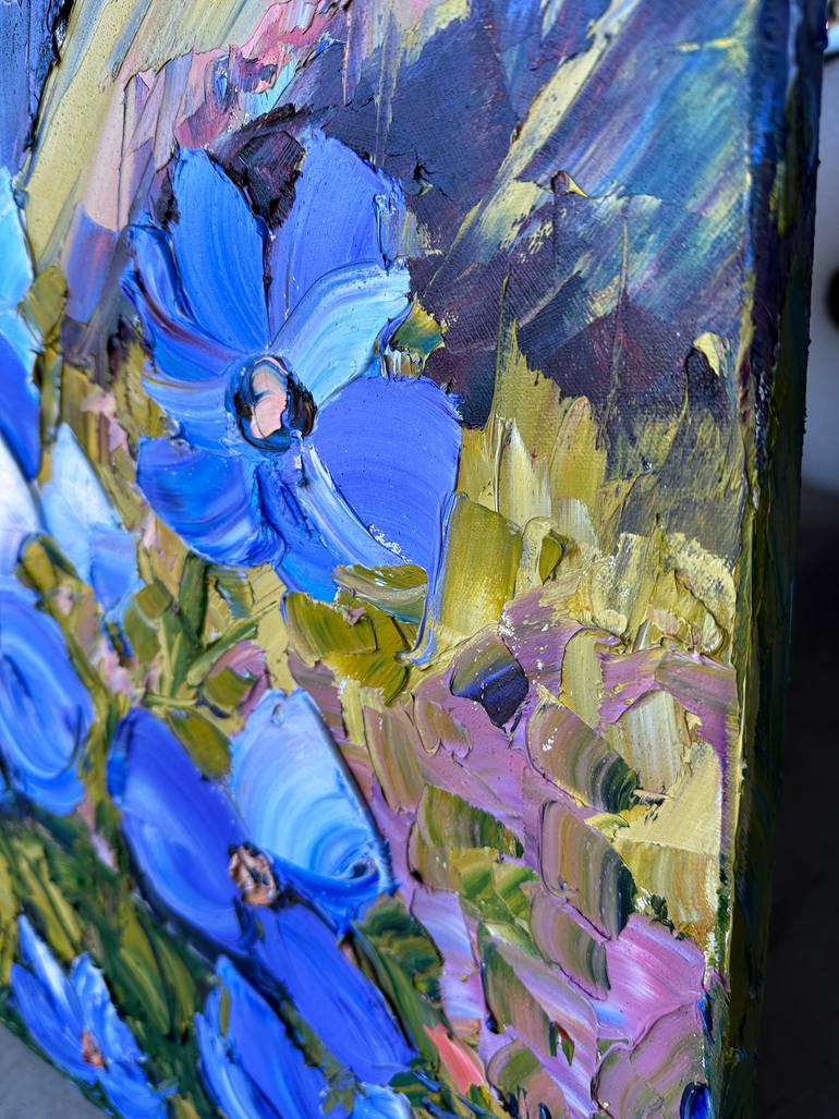 Original Abstract Landscape Painting by Lisa Elley