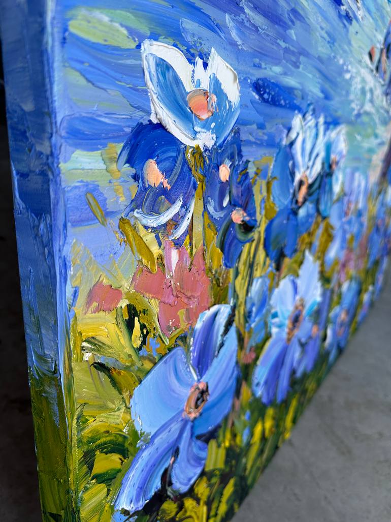 Original Abstract Landscape Painting by Lisa Elley