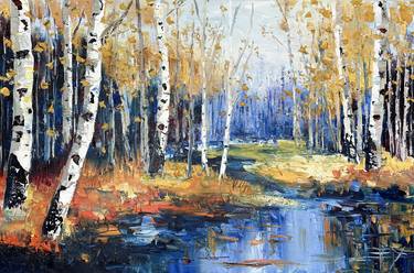 Original Expressionism Landscape Paintings by Lisa Elley