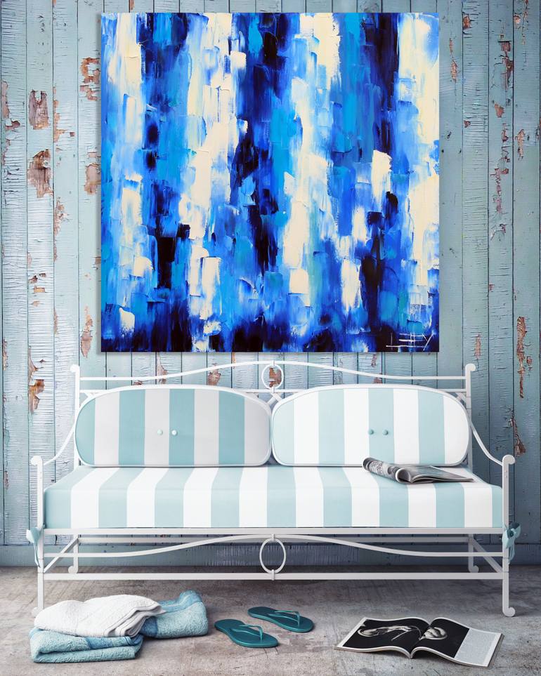 Original Abstract Expressionism Abstract Painting by Lisa Elley