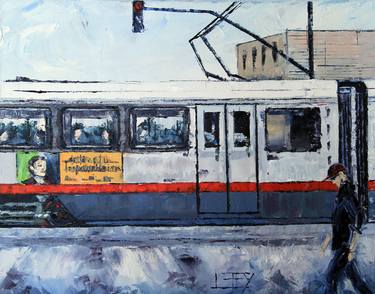 Print of Transportation Paintings by Lisa Elley