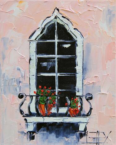 Print of Fine Art Architecture Paintings by Lisa Elley