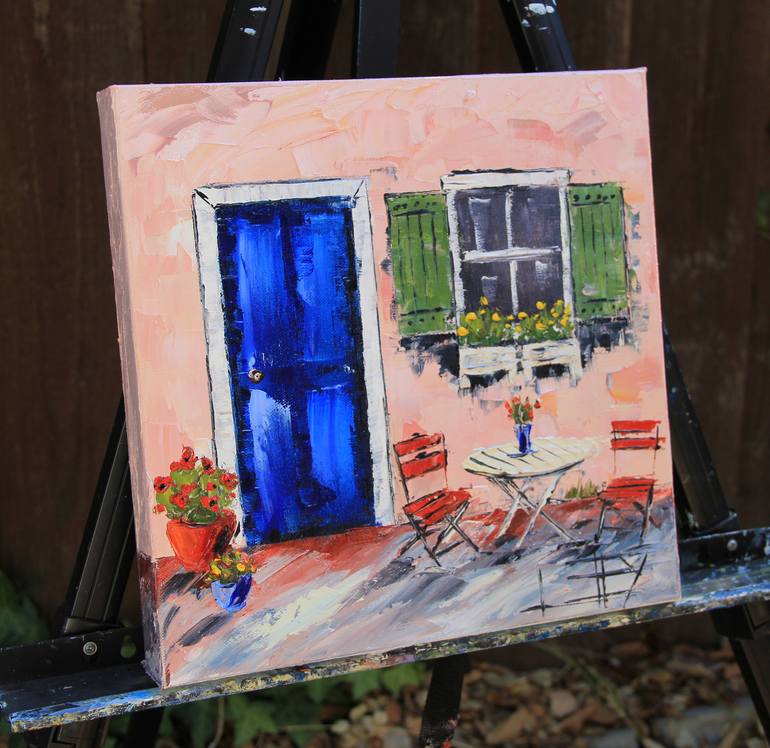 Original Street Art Home Painting by Lisa Elley