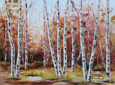 Print of Abstract Seasons Paintings by Lisa Elley