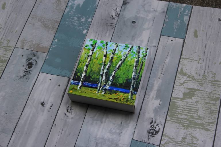 Original Expressionism Landscape Painting by Lisa Elley