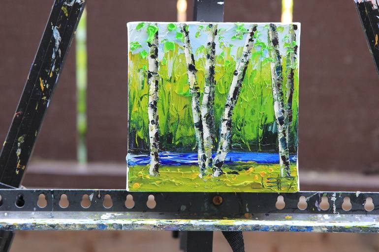 Original Expressionism Landscape Painting by Lisa Elley