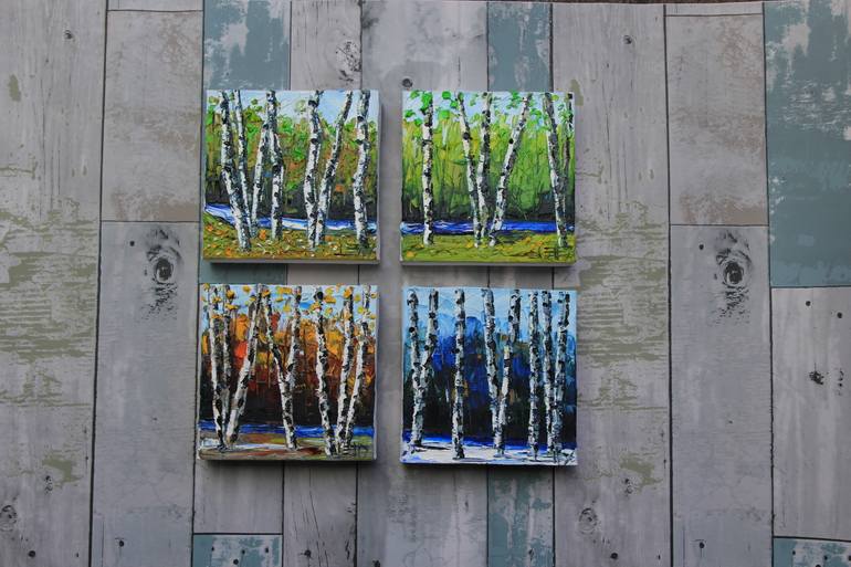 Original Expressionism Landscape Painting by Lisa Elley