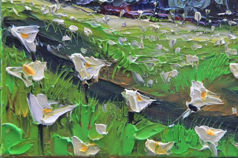 Original Abstract Landscape Painting by Lisa Elley