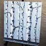 A textured impasto palette knife painting in oil by an award winning San Francisco Bay artist, featuring the rugged beauty of the winter birch trees in the Sierra Nevada mountains near San Francisco.
*2018 painting
*20x20x0.75” on archival gallery wrap stretched canvas
*Signed front and back
*Wired, ready to hang
*Certificate of Authenticity included
*Sides are painted with same colors
*Ships next day with tracking