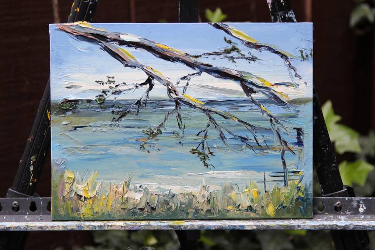 Original Abstract Nature Painting by Lisa Elley