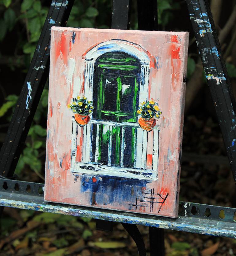 Original Abstract Landscape Painting by Lisa Elley