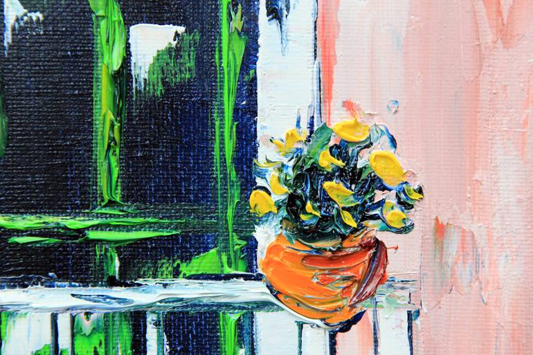 Original Abstract Landscape Painting by Lisa Elley