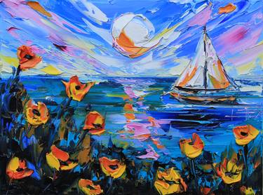 Print of Boat Paintings by Lisa Elley